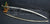 EUROPEAN HUSSAR OFFICER'S SWORD IN FINE BLUE AND GILD CA.1800