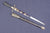 FRENCH HUNTING SWORD WITH BLUE AND GILT BLADE, CA.1820s