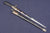 FRENCH HUNTING SWORD WITH BLUE AND GILT BLADE, CA.1820s