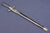 FRENCH HUNTING SWORD WITH BLUE AND GILT BLADE, CA.1820s