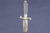 FRENCH HUNTING SWORD WITH BLUE AND GILT BLADE, CA.1820s