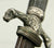 AMERICAN REVOLUTIONARY WAR PERIOD ENGLISH SILVER-HILTED OFFICER'S CUTTOE