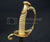 US M1852 NAVAL OFFICER'S SWORD - WWII PERIOD