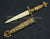 FRENCH NAPOLEONIC THEME PAPER KNIFE IN CAST BRONZE