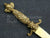 FRENCH NAPOLEONIC THEME PAPER KNIFE IN CAST BRONZE