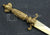 FRENCH NAPOLEONIC THEME PAPER KNIFE IN CAST BRONZE