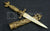 FRENCH NAPOLEONIC THEME PAPER KNIFE IN CAST BRONZE