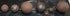 US CIVIL WAR SOLID SHOT PROJECTILES - LOT OF 6