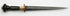 BRITISH GEORGIAN NAVAL DIRK IN EBONY & LION'S MASK POMMEL