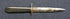 SMALL DIRK WITH EBONY AND SILVER HILT, mid-1800s