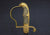 GERMAN PRUSSIAN CAVALRY OFFICER'S FIGHTING SWORD CA.1910
